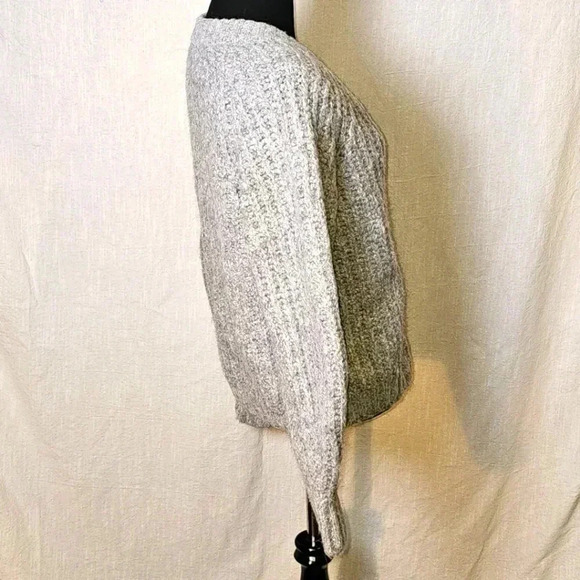 Lucky Brand Women's Cardigan Gray Size S/P Wool Blend - Picture 3 of 11